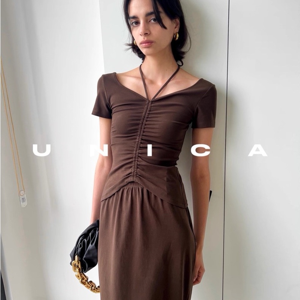 UNICA Multi-Way Cotton Top + Skirt Set